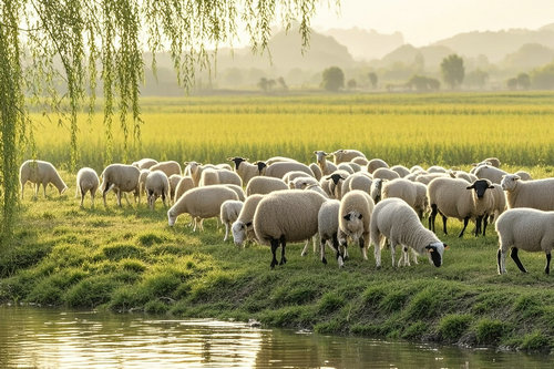 养殖肉羊可以只喂草料吗